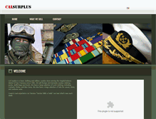 Tablet Screenshot of calsurplussf.com